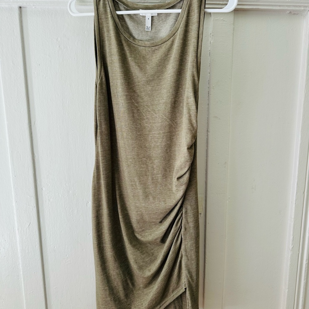 Leith Olive Green Tank Dress